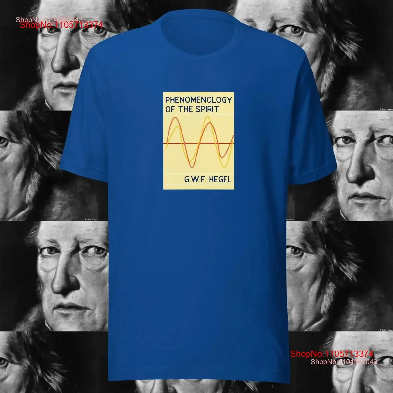 Phenomenology of The Spirit Hegel Philosophy Book Cover T Shirt vintage Washed Top For Everyday Wear designer clothes