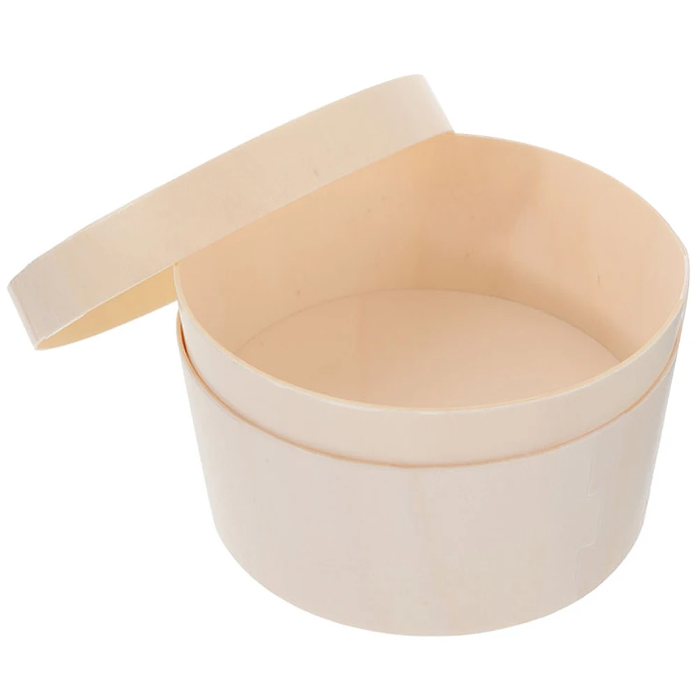 

Round Cheesecake 135x50mm Wooden Cake Lids for Wedding Party Classic Design Cake Packaging Boxes Round Wood Boxes Baking