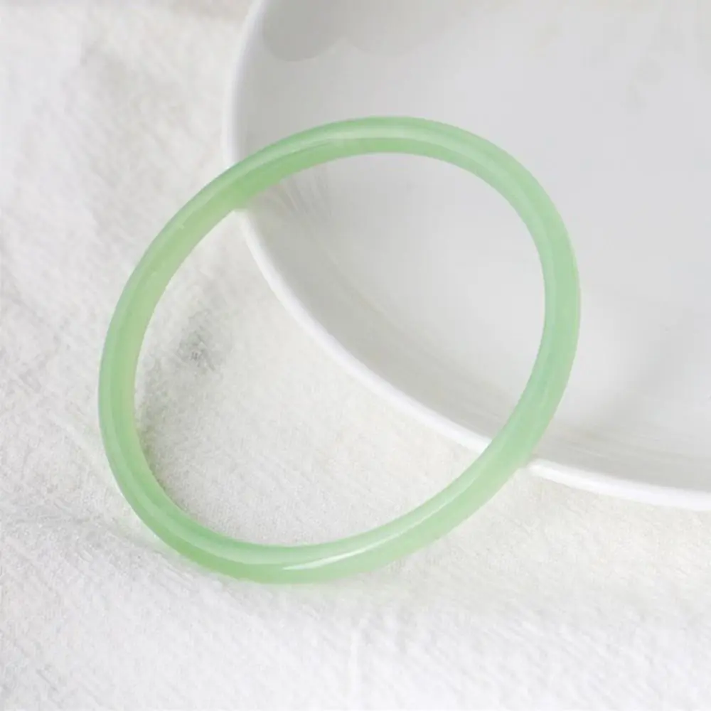 Moda multi-cor natural ágata pulseira artificial redonda branco luar jade jóias acessórios