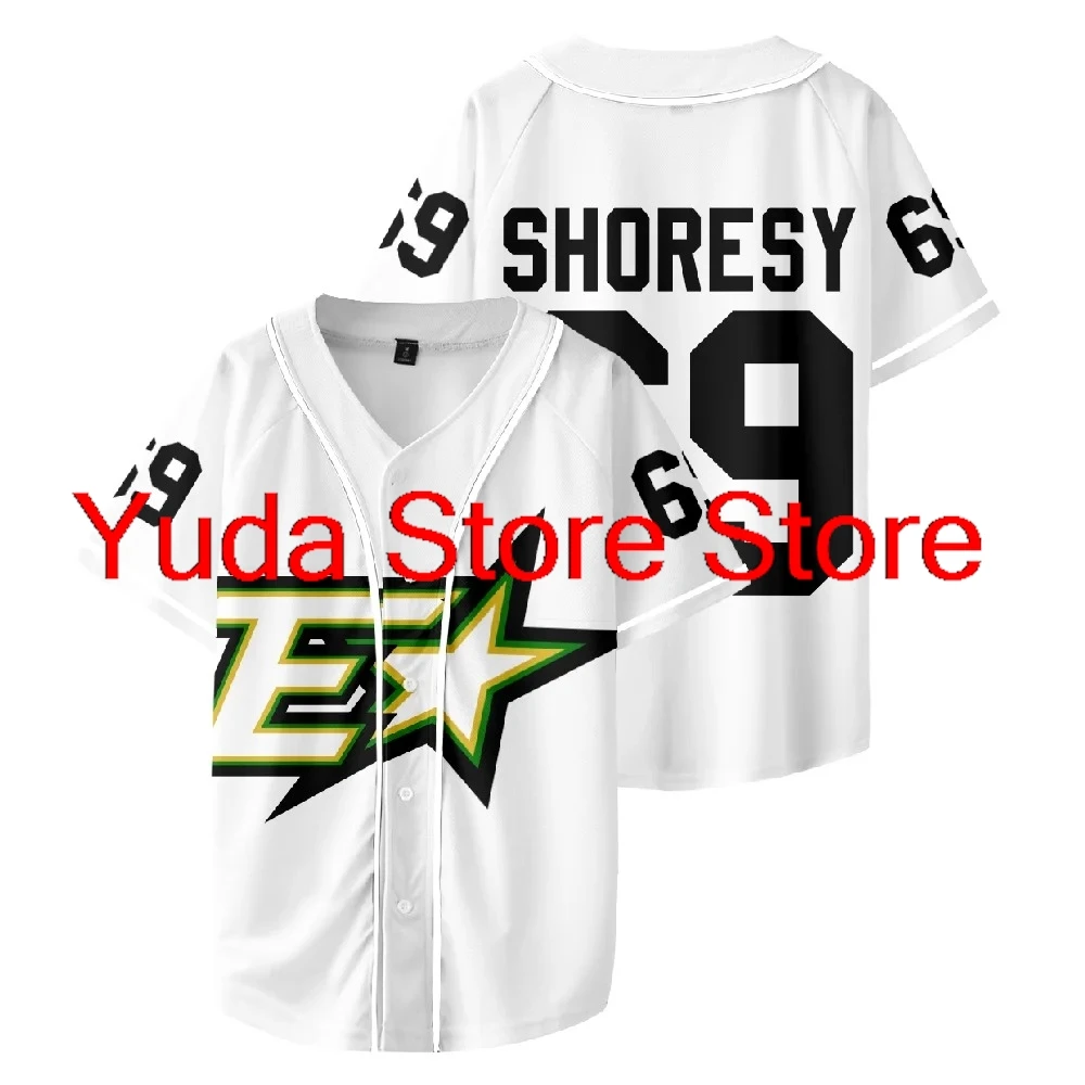 

Shoresy #69 Baseball Short Sleeve Baseball Jersey Number Outfit Men and Woman Short Sleeve Women Funny T Shirt