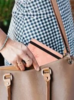 RFID Blocking Leather Card Case Passport Holder Cover Wallet Travel Accessories for Women Men 6