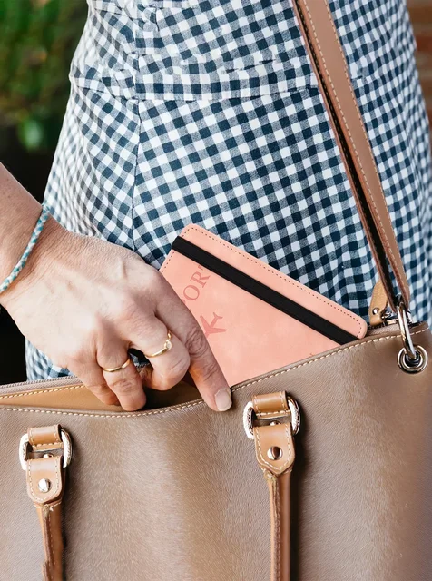 RFID Blocking Leather Card Case Passport Holder Cover Wallet Travel Accessories for Women Men 6 RFID Blocking Leather Card Case Passport Holder Cover Wallet Travel Accessories for Women Men – view 6