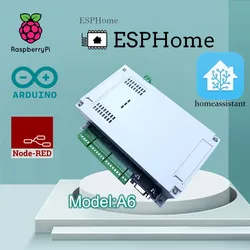 ARDUINO Esphome Relay Board Enables DIY Program  Example source code provide MQTT Raspberry PI Communications