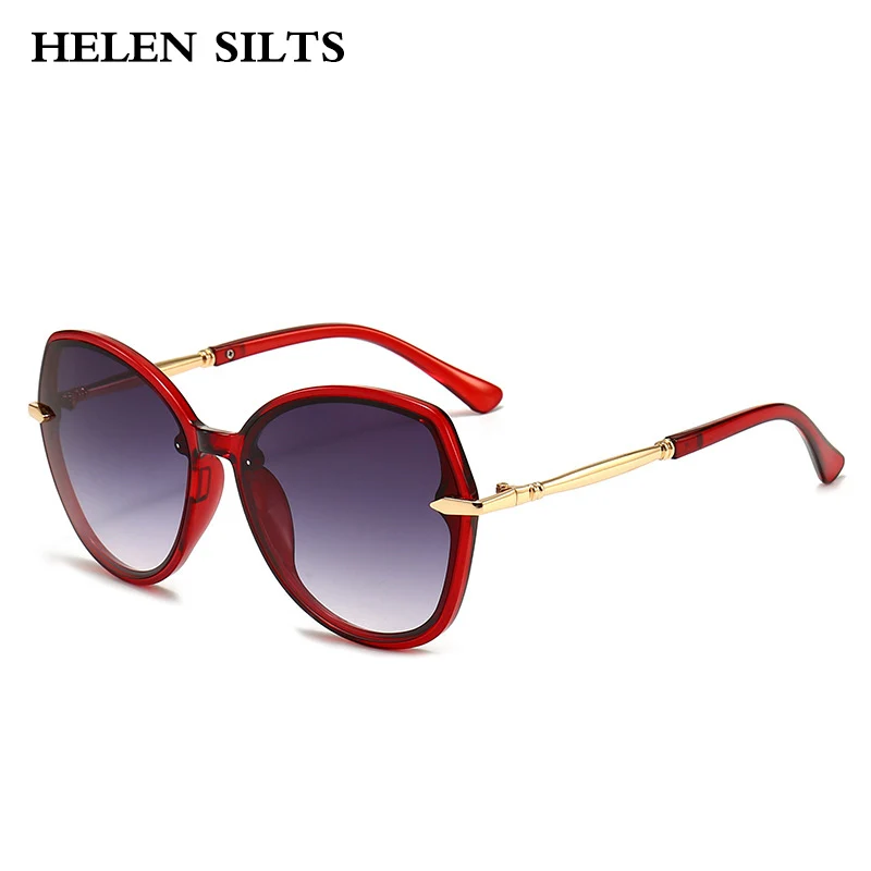 

Fashion Vintage Luxury Brand Designer Oval Sunglasses Women Gradient Trending Sun Glasses Men Punk Big Frame Classic ShadesUV400