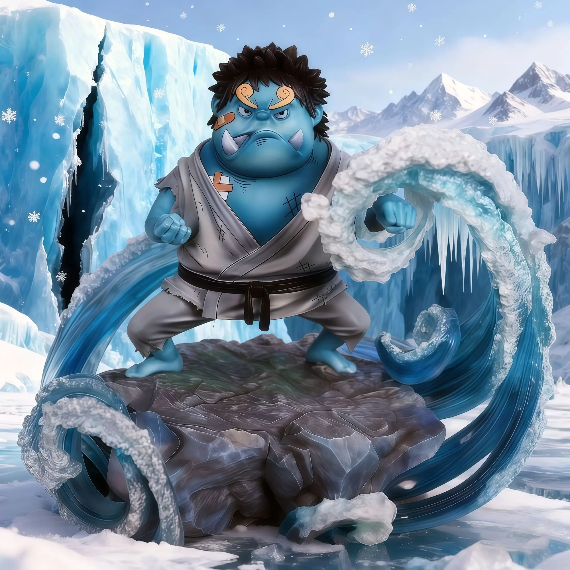 

16 см 6,2 дюйма аниме Jinbe фигурки ПВХ статуя настольный орнамент коллекция статуя модель украшения комнаты стол игрушки дети G