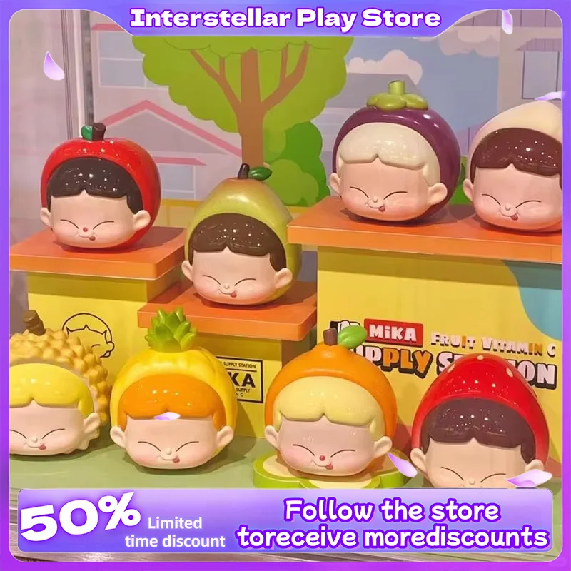 

Genuine Mika Fruit Vitamin C Supply Station Series Trendy Play Mysterious Blind Box Cherry Cute Ornament Festival Gift Handmade