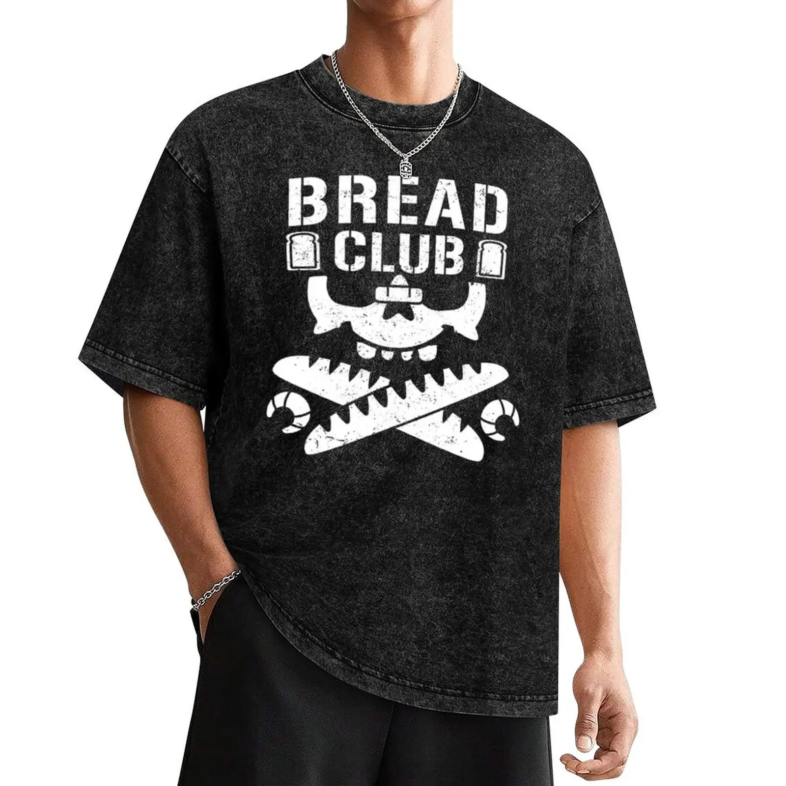 Bread Club-Satoshi Kojima T-Shirt man clothes boys animal print tees vintage t shirts black t-shirts for men