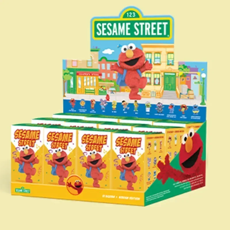 

POP MART Sesame Street Basics Series Blind Box Guess Bag Mystery Box Toys Doll Cute Anime Figure Ornaments Gift