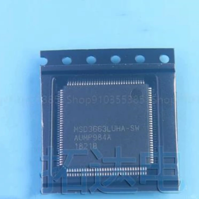 液晶チップ,新品,MSD3663LUHA-SW, QFP-128, 1-10個