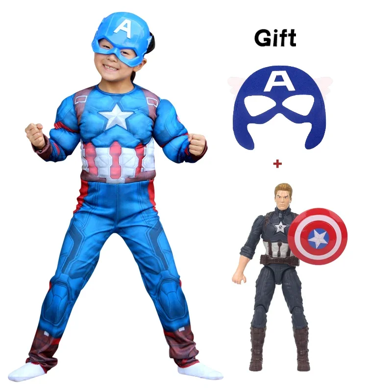 

Muscle Kids Hulk Thor Cosplay Costume with Mask Felt Material Boys Superhero Venom Jumpsuit Birthday Party