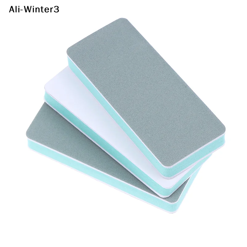 

【R】5Pcs Double Sided Sanding Sponge 600# & 3000 #Grit Multifunctional Reusable Hand Sander Blocks For Watch Strap Nail Polishing