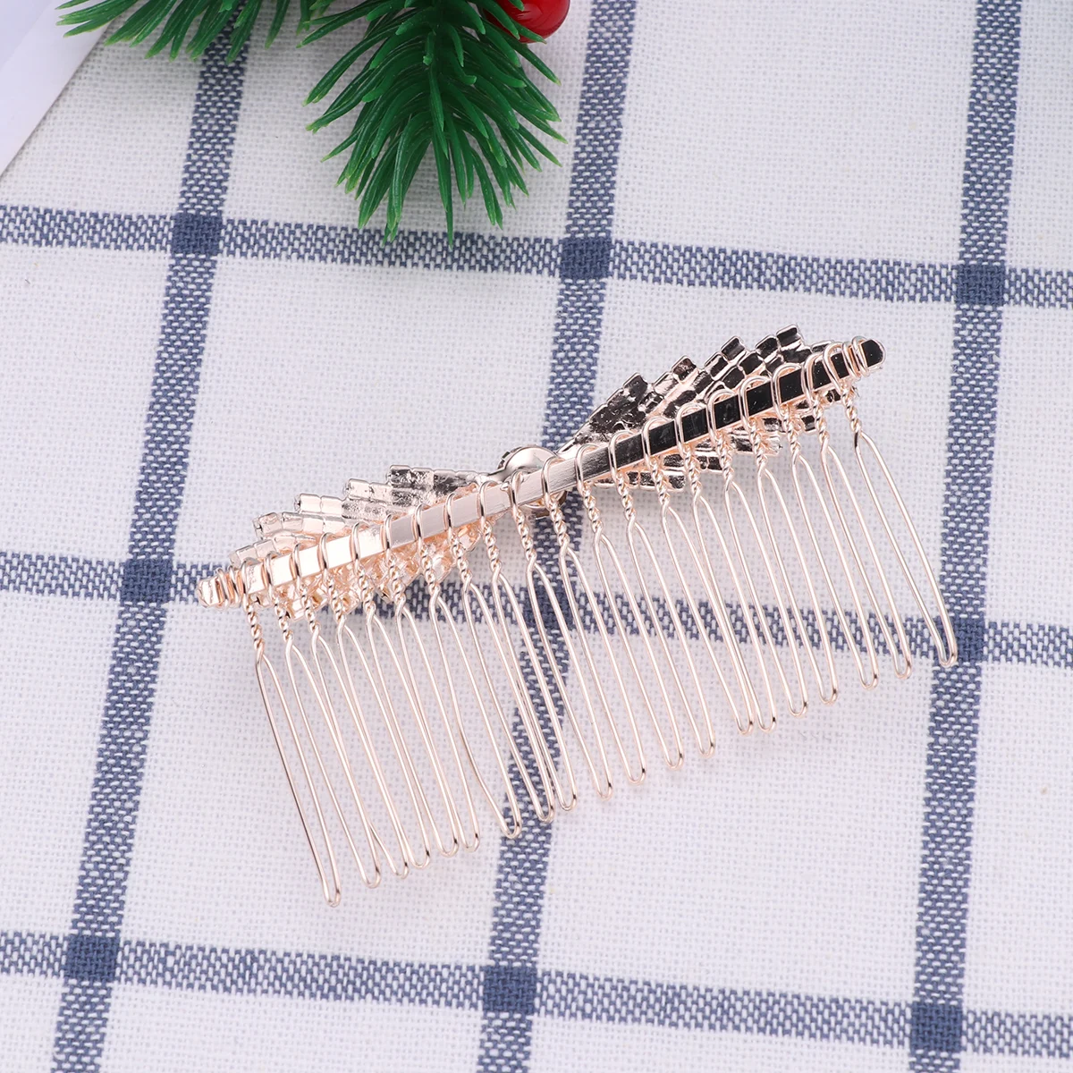 

1pc Deluxe Pearl Butterfly Bridal Hair Comb Wedding Alloy Crystal Headpiece for Bridesmaid Prom Party Engagement Anniversary