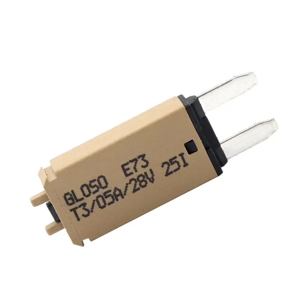 Vehicle Boat Car Stereo Manual Resettable Mini Blade Fuse Tin Plating 12V 24V Electrical Protector