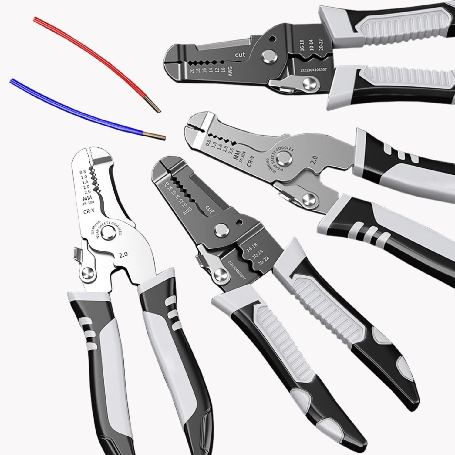 High-Quality and Innovative Multifunctional Small Copper Pipe Crimping, Cutting, and Wire Stripping Tools - Ideal for Electricia