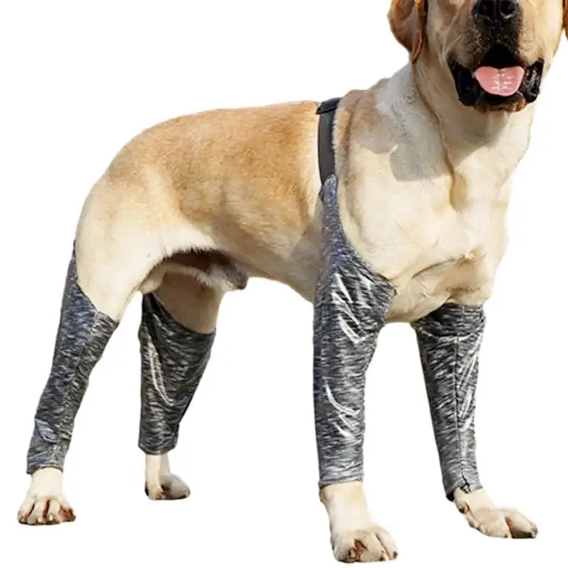 Anti-Licking Dog Leg Sleeves Soft Protective Elbow Braces Anti-Dirty Soft Protective Elbow Braces Adjustable Dog Pants