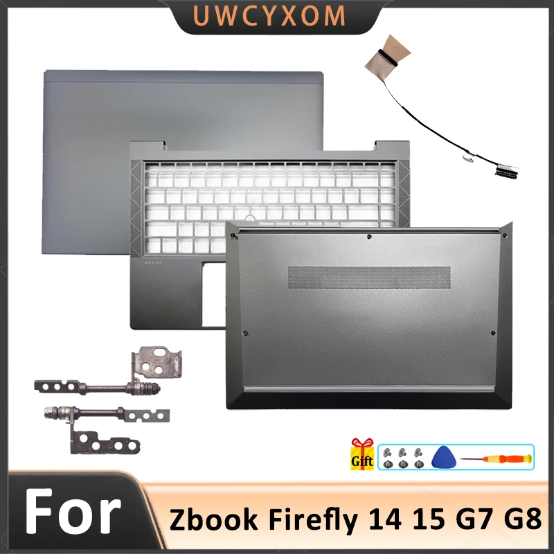 

98% New For Zbook Firefly 14 15 G7 G8 LCD Back Cover/C CASE WITHOUT KEYBOARD /Bottom Case/Hinge/Cable