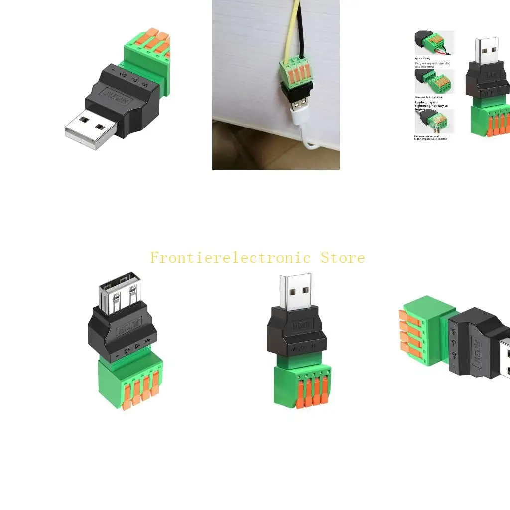 G8DB Convenient Installation USB 2.0 Plug Adapter For Blower Mouse Keyboards Wiring