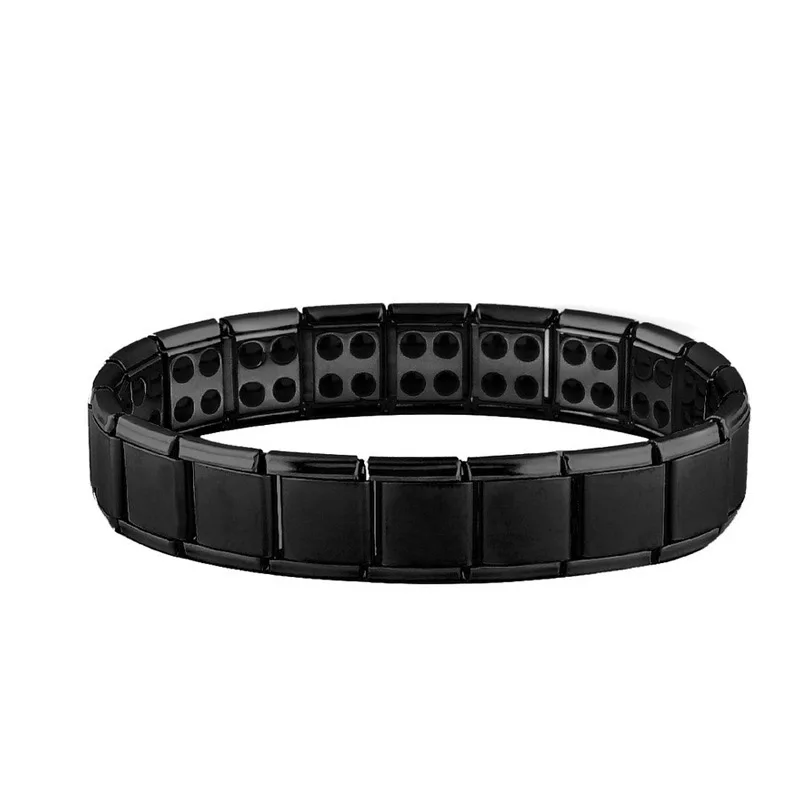 Mens Jewellery Health Weight Loss Magnetic Therapy Elemental Bracelet Arthritis Pain Relief Health Energy Bio Magnetic Male Gift