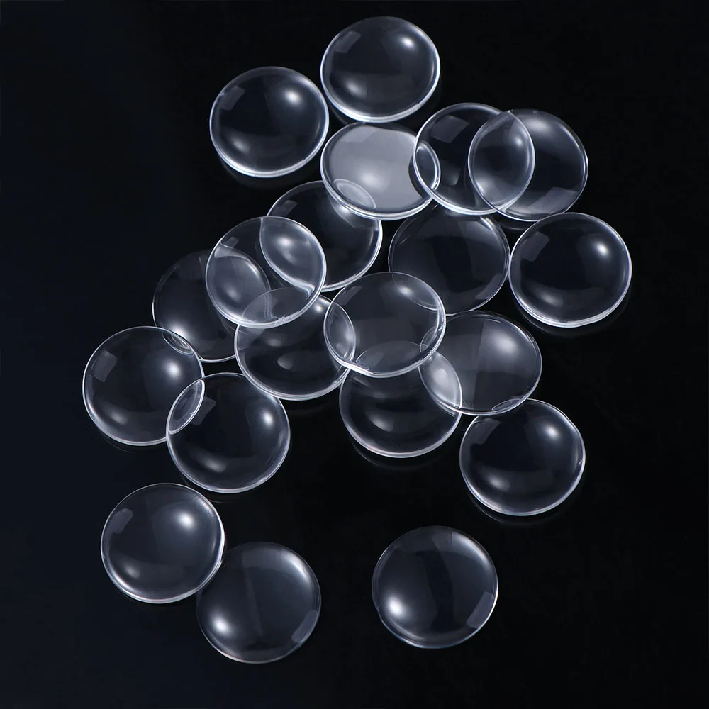 

DIY Crafts Cabochon Flat Back Clear Glass Eyeballs 14mm Eye Patch Glass Eye Chips Glass Eyes Blyth Eyes