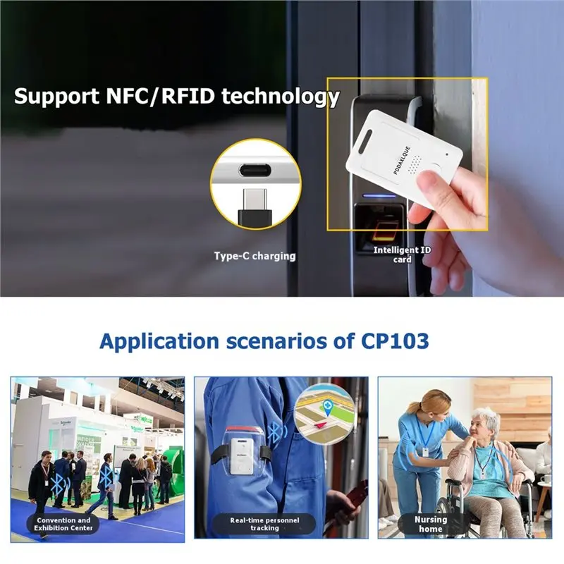 Bluetooth Eddystone Wireless Beacon CP103 Smallest Mini Size Ibeacon /RFID BLE Tags Tracker Location-[A22I Store]