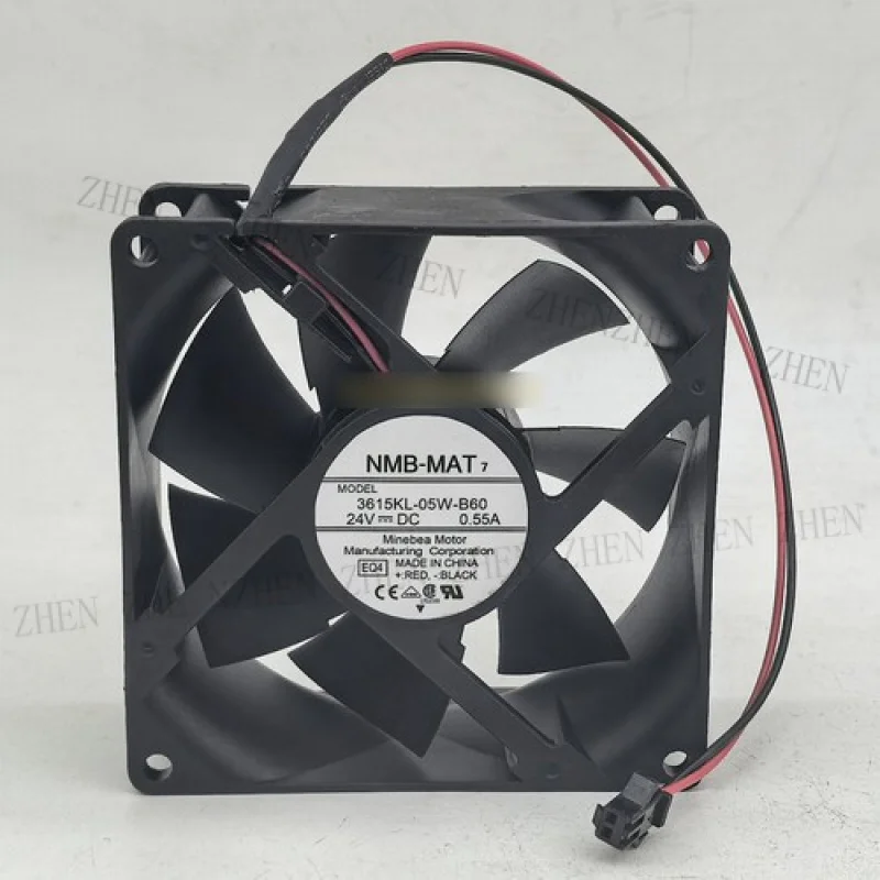 y-1個-新品-nmb-mat-3615kl-05w-b60-24v-055a-2線式インバーター冷却ファン--qw。