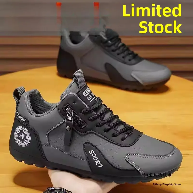

Men's Fashionable Slip-On Soft Bottom Anti-Slip Casual Shoes Spring 2026 round Toe Low Top Sporty Versatile Comfortable Rubbe...
