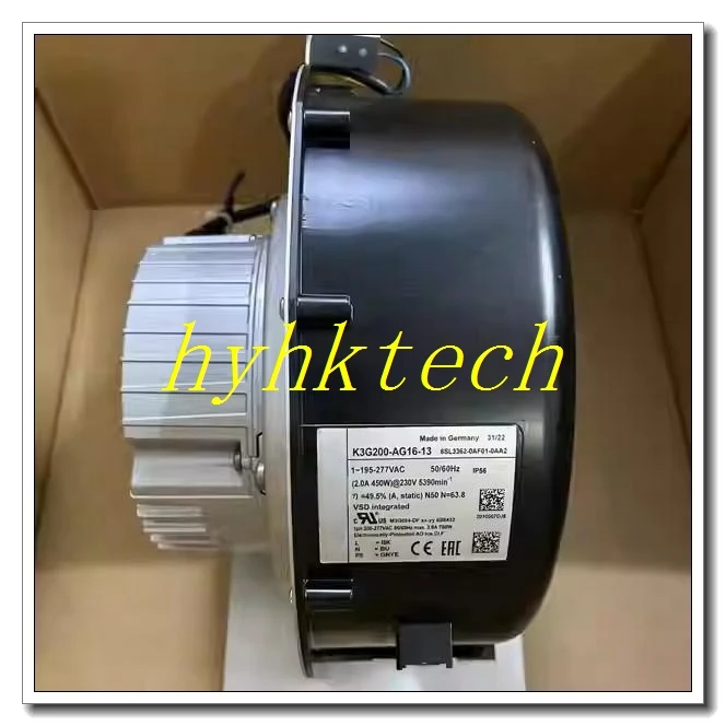 K3G200-AG16-I3 with motor Original Cooling fan,tested before shipment