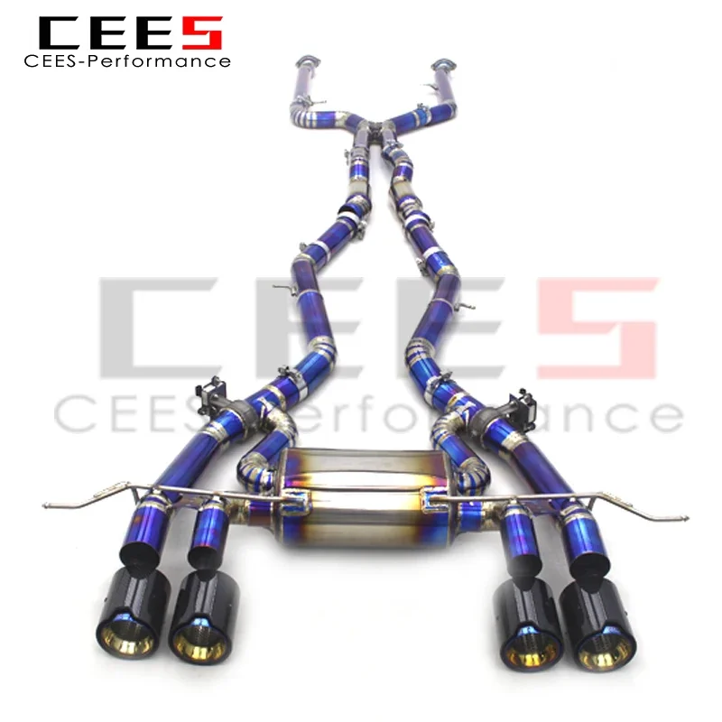 

Выхлопная система CEES Catback для BMW M3/M4 G80/G82/G8X 3,0 T 2020-2025, выхлопная труба из титана Valvetronic, глушитель выхлопной трубы в сборе