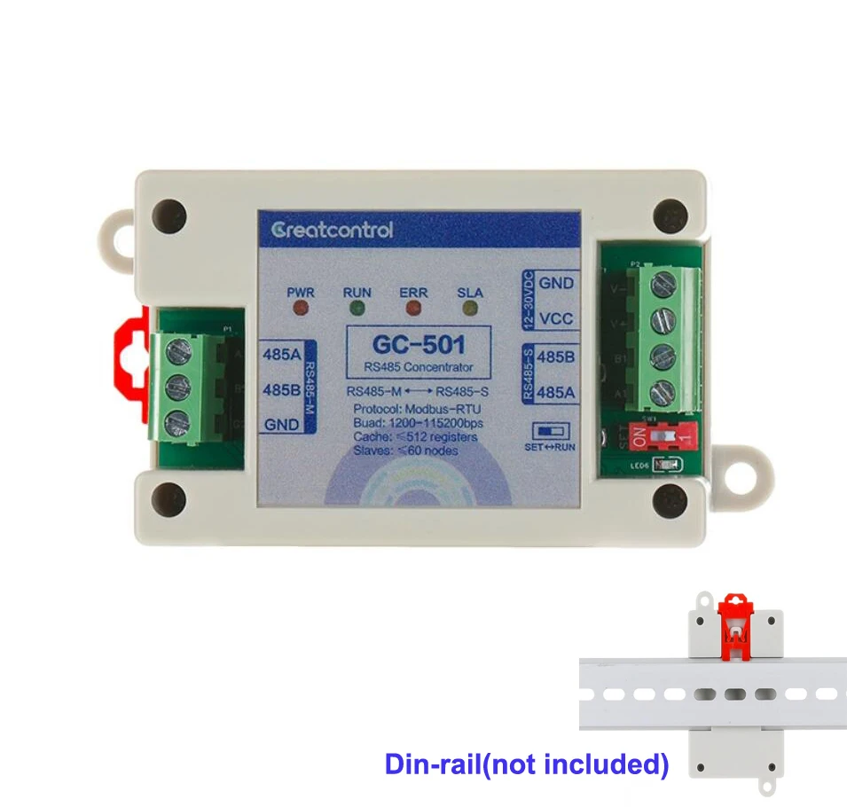 

Active Polling Data Concentrator One Master Multiple Slaves Cached RS485 Hub Modbus Protocol Address Changed