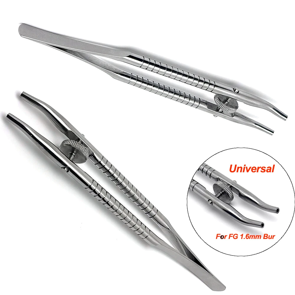 Dental Diamond Pin Plier Dental Jacket Grip Forcep Crown Spreader Remover Plier Crown Telescope Holder Tweezer Jaw Tool