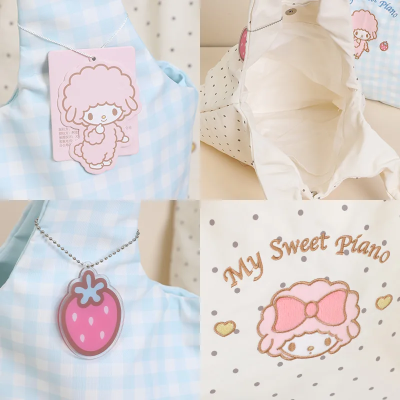 اليابانية سانريو بلدي الحلو البيانو حقيبة يد Kawaii ركاب حقيبة التخزين الكرتون المحمولة حقيبة كتف الفتيات مهرجان هدية