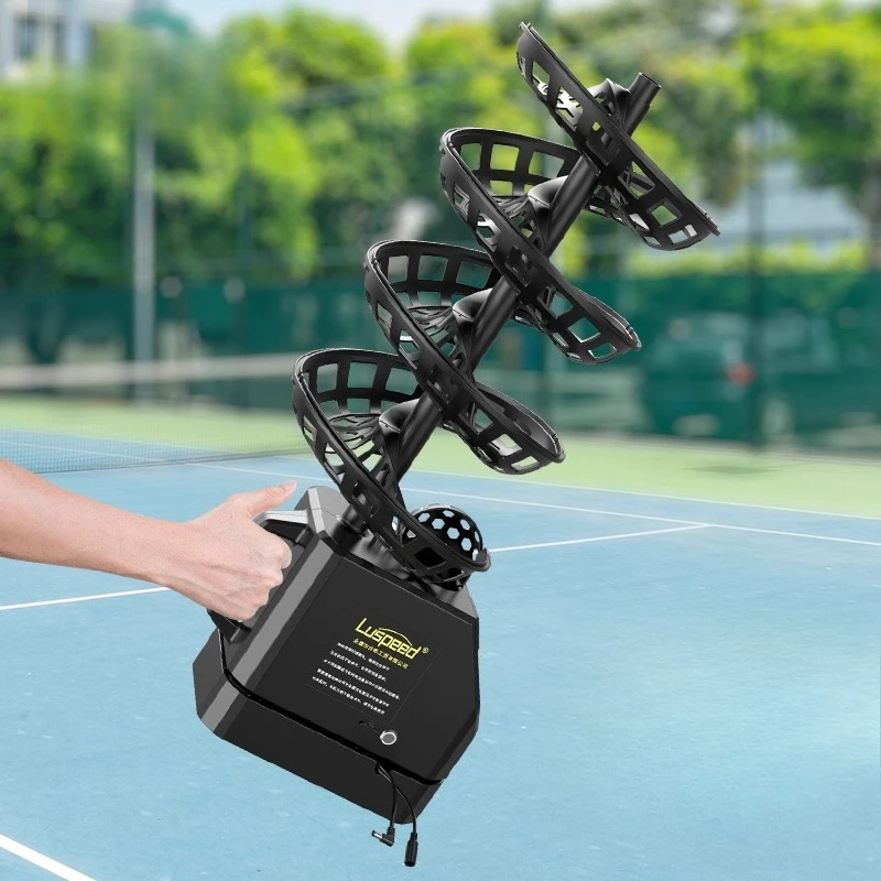 Adjustable Badminton Serve Machine Lightweight Pickleball Serve Device Handheld Training Ball Trainer Portable Sports Equipment