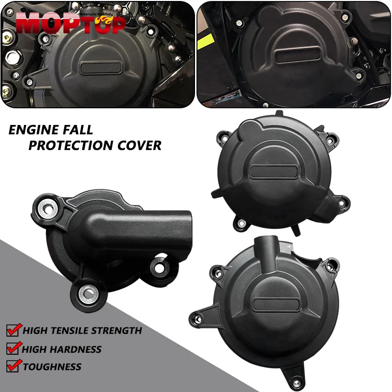 

Motorcycle ABS Engine Cover Protective Guard Engine Stator Covers Protection Accessories For NINJA 400 Ninja400 ninja400 18-23