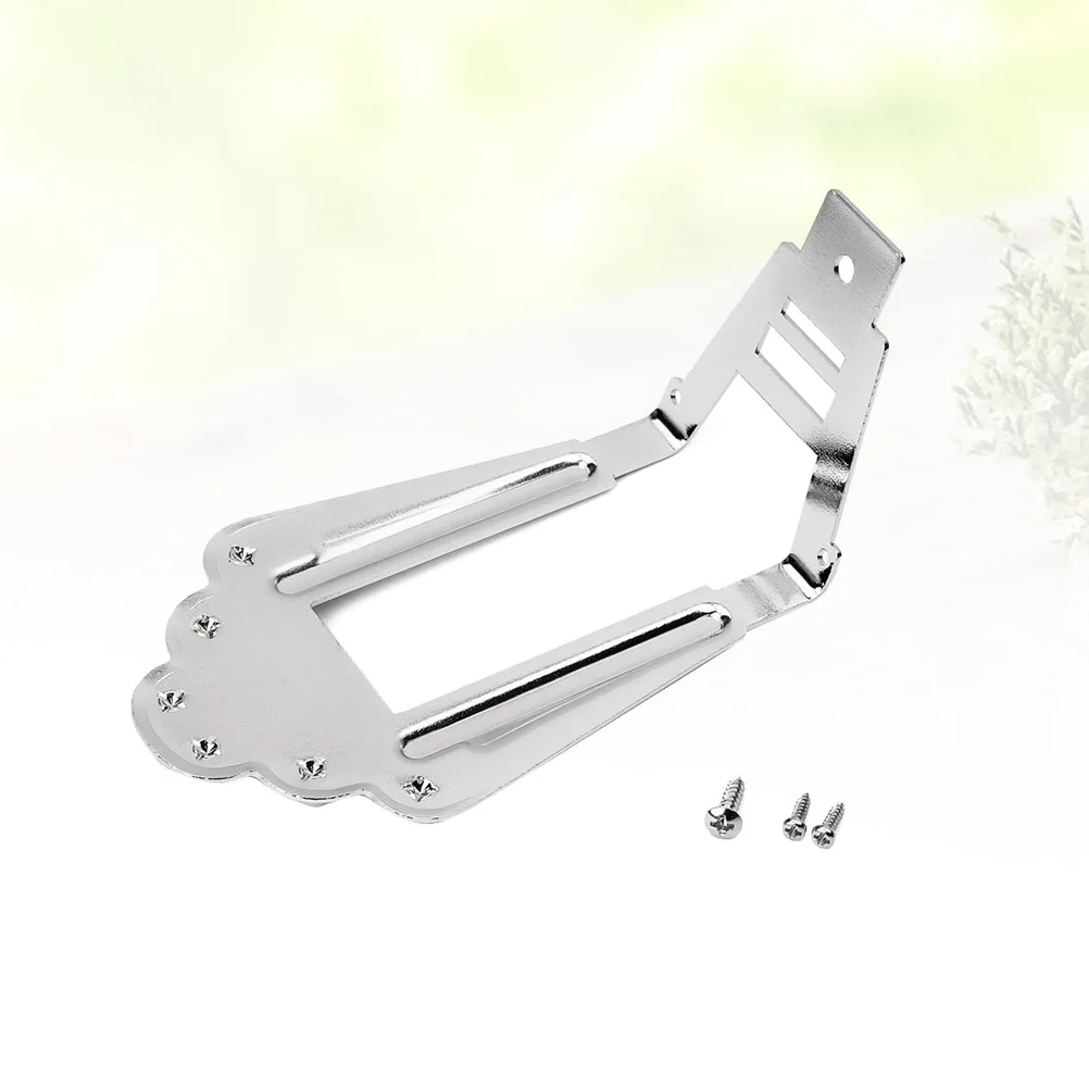 

Silver Piano Bridge Electric Guitar Tailpiece GA419 Component Parts Accessories