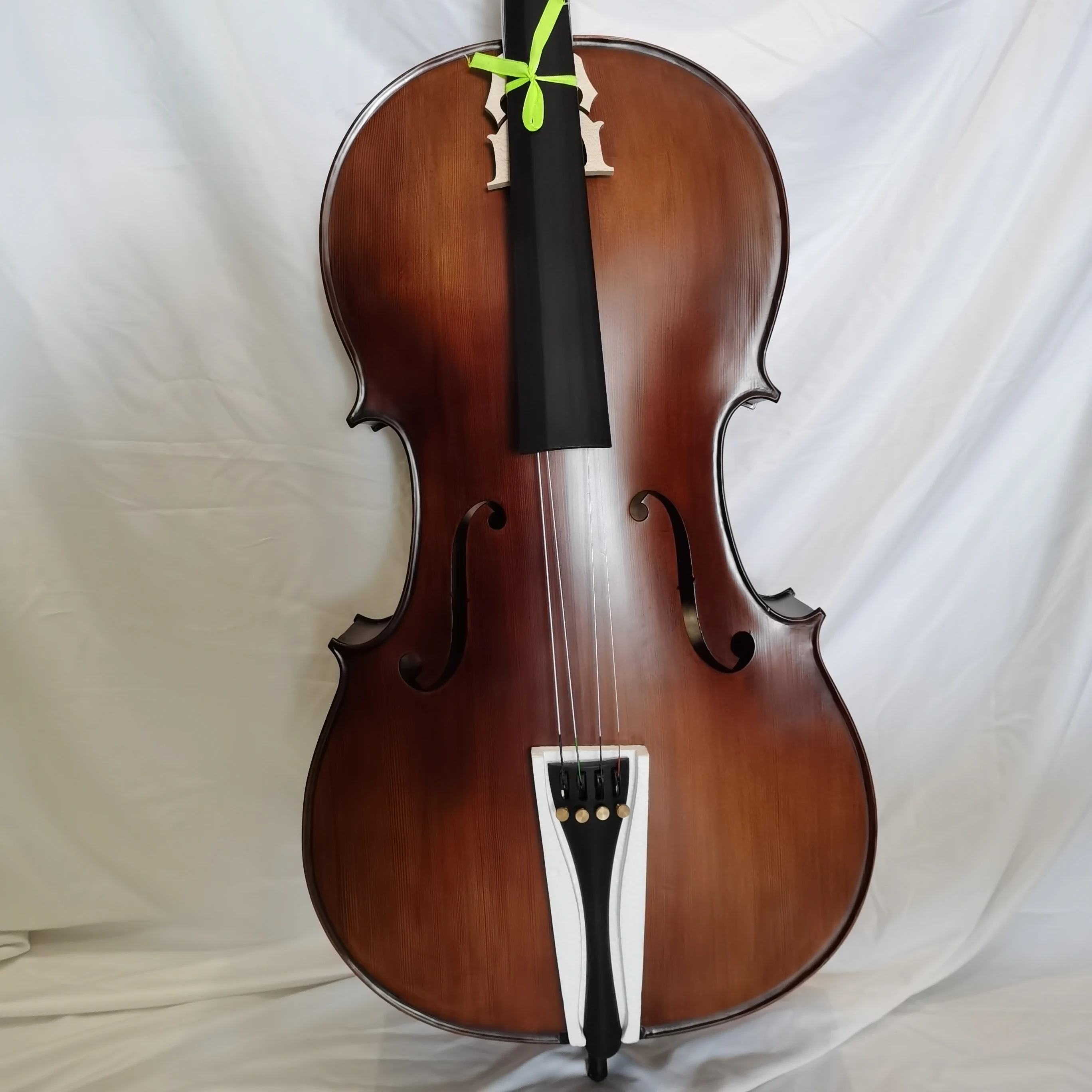 Special Discount! Solid Wood Cello with Spruce Top and  Maple Back & Sides  Matte Finish Cello With Bag and Bow