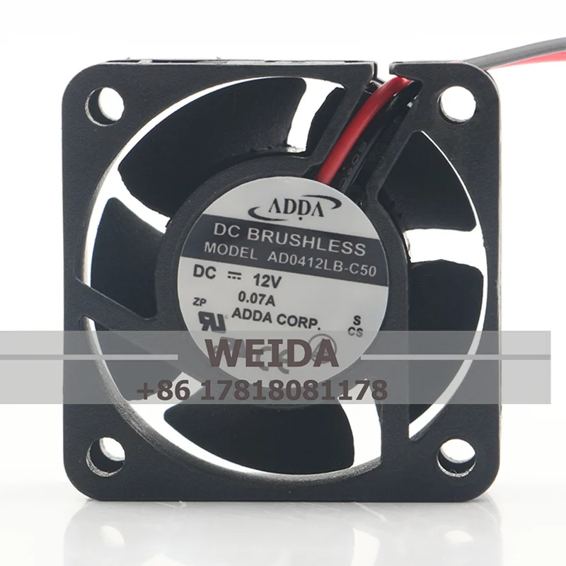 

Original ADDA AD0412LB-C50 DC12V 0.07A 4020 converter Heat dissipation 4cm Server switch Power supply ball fan 40 x 40 x 20MM