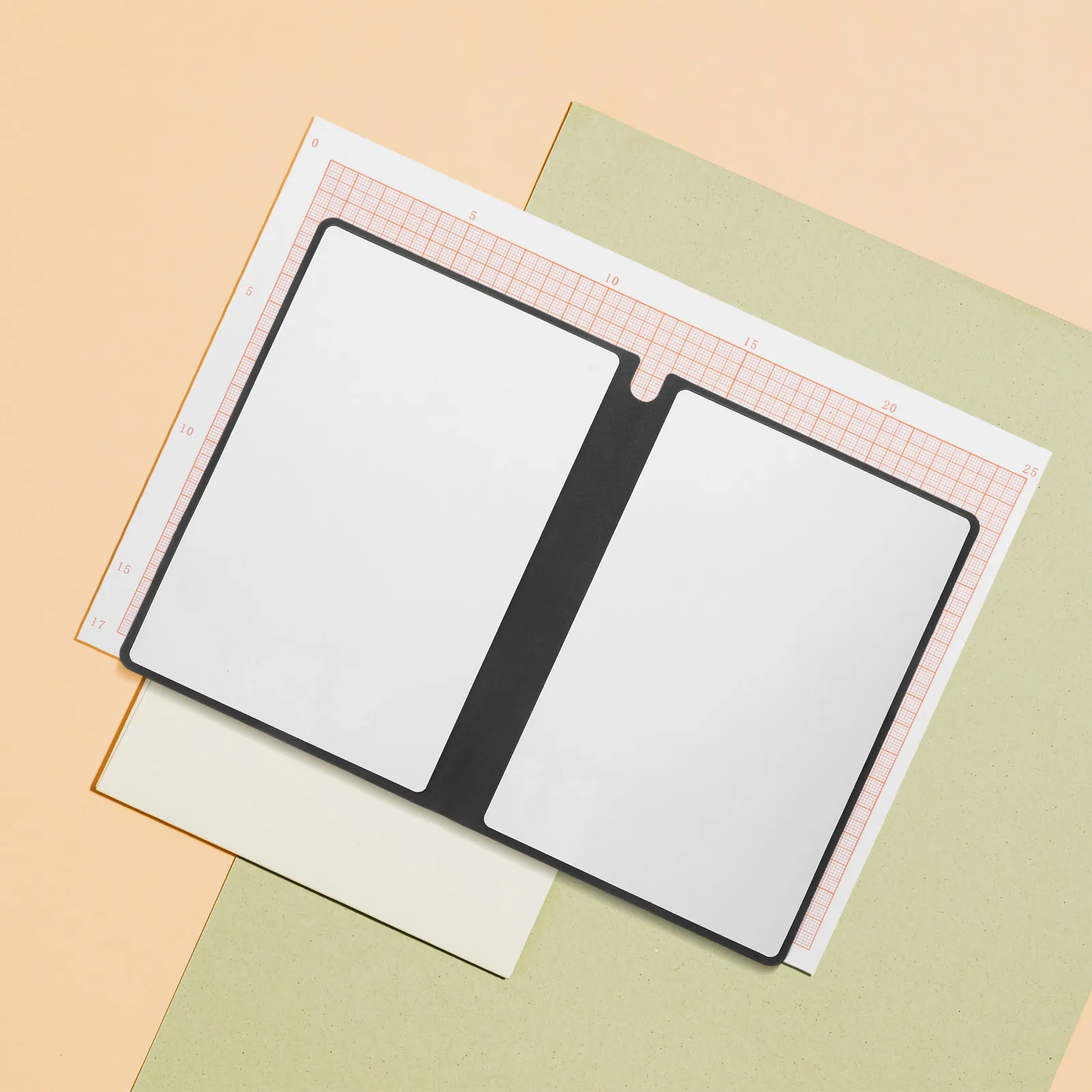Erasable Whiteboard Notebook A5 Size Reusable Dry Erase Board Compact Portable Writable Memo Pad for Students Teachers