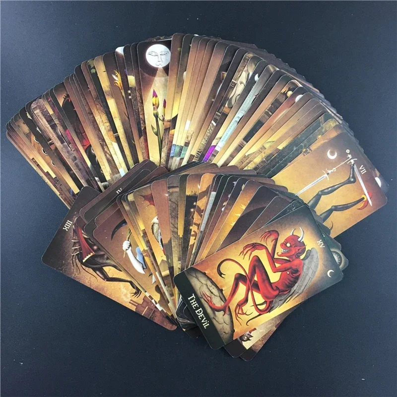 New English Board Game Deviant Moon Tarot Cards English Version For Family Party Table Deck Games Entertainment Board games