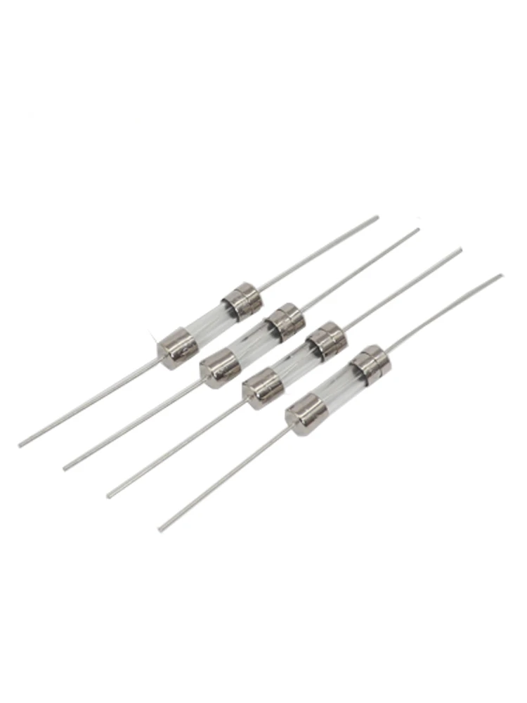 【10PCS】5x20mm Axial Glass Fuse With Lead Wire 1A/2A/3A/3.15A/4A/5A/6.3A/8A/10A/15A/20A Fast Blow The fuse tube
