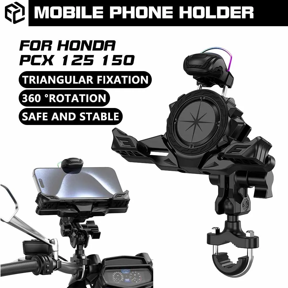 

For HONDA PCX150 PCX125 PCX 125 PCX 150 Motorcycle Mobile Phone Holder Mount Stand GPS Bracket Moto Accessories