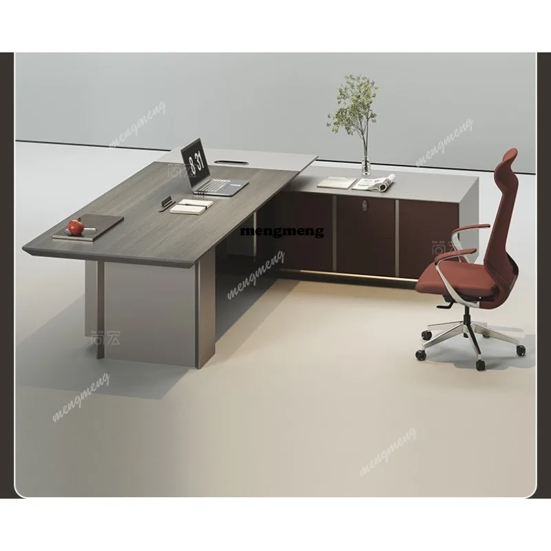Atmospheric high-end boss desk, president and general manager of women's class desk