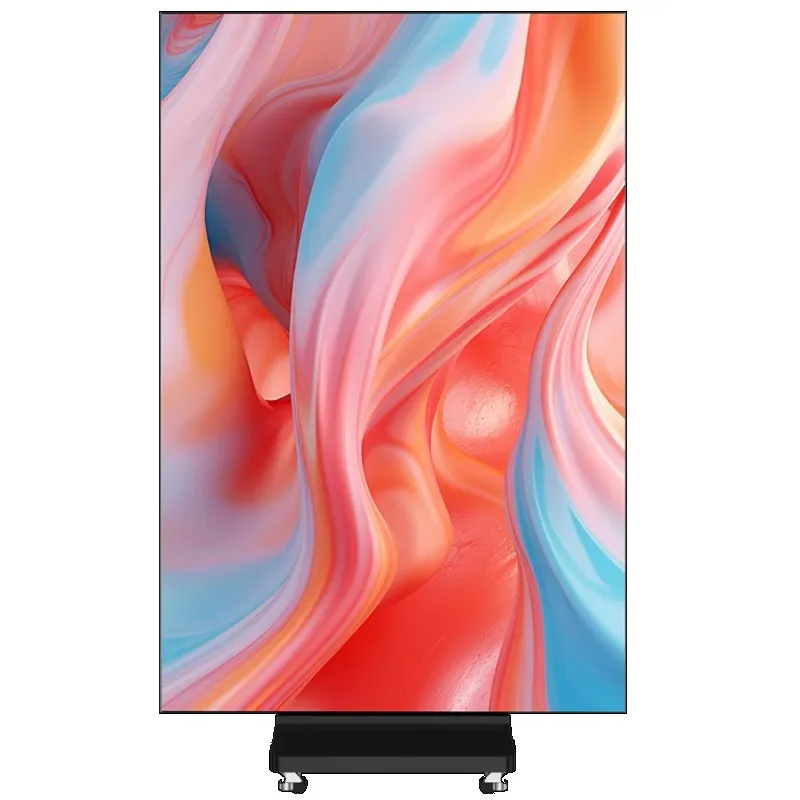 Indoor LED Three Fold Advertising Machine P1.86 High-definition Display Screen for Advertising Promotion