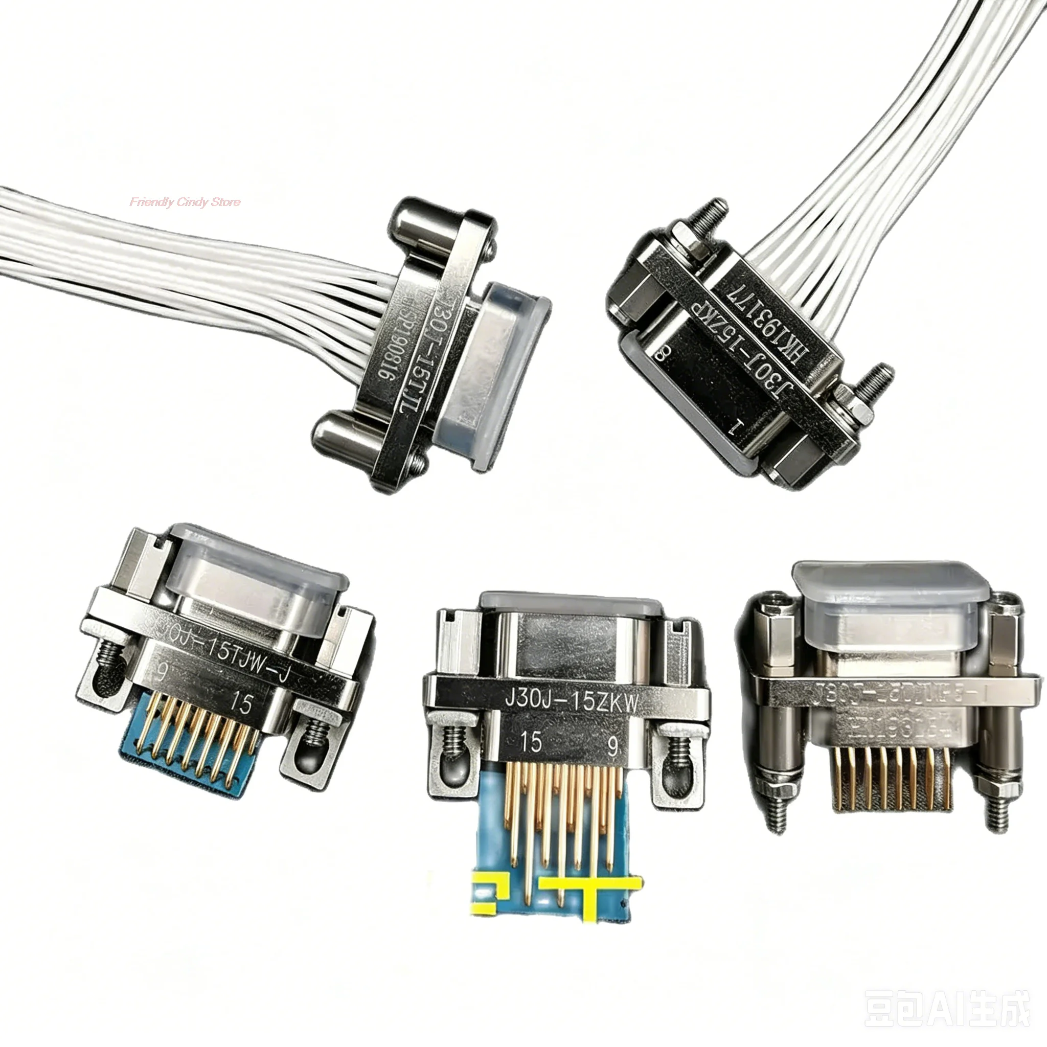 1PCS J30J Rectangular Connector J30J-15ZKW J30J-15TJL J30J-15ZKP 15-core