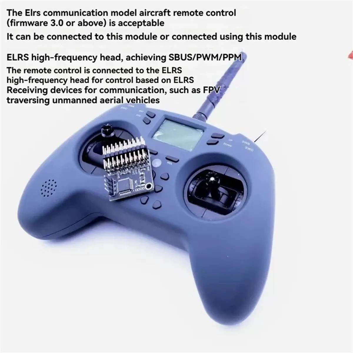 New Electronics FPV Air-Ground Integration/UAV/ELRS/CRSF/PWM/SBUS/PPM Protocol Conversion with Battery Voltage Detection for FPV