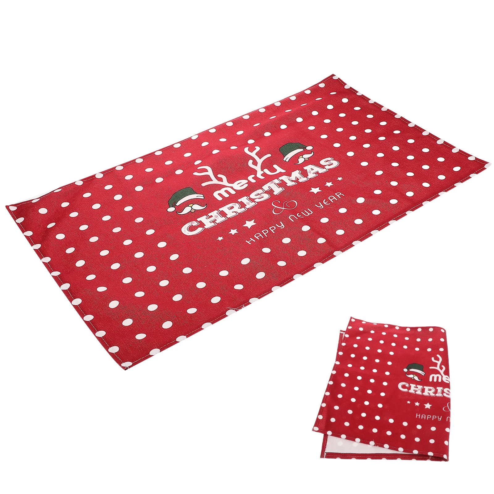 

Christmas Tablecloth 60x80inch Waterproof Holiday Festive Design Portable Rectangular Cover for Dining Coffee Table