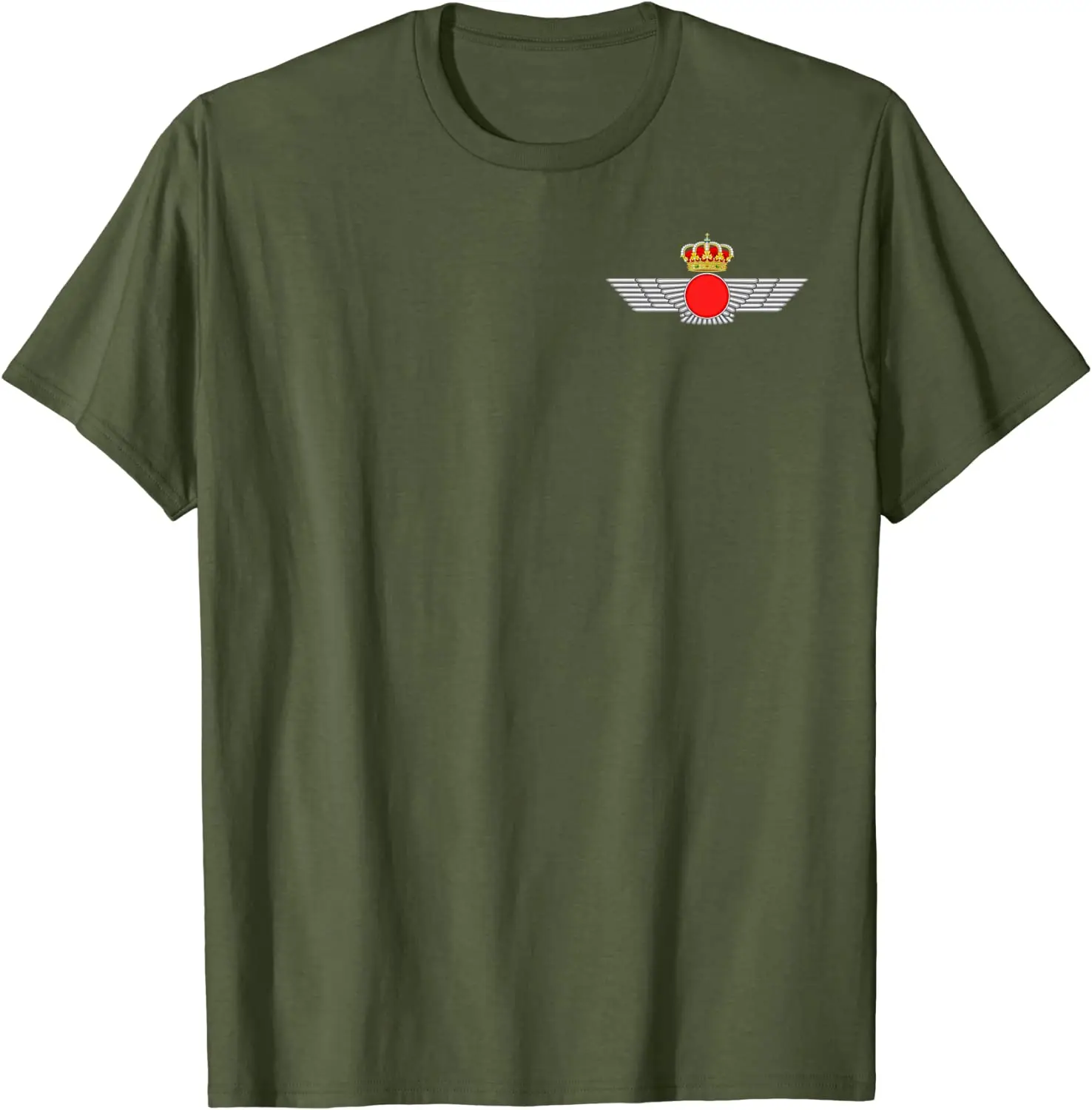 Spanish Air Force Ejército Del Aire Wings Patch Men T-Shirt Short Sleeve Casual Cotton O-Neck Summer Shirt