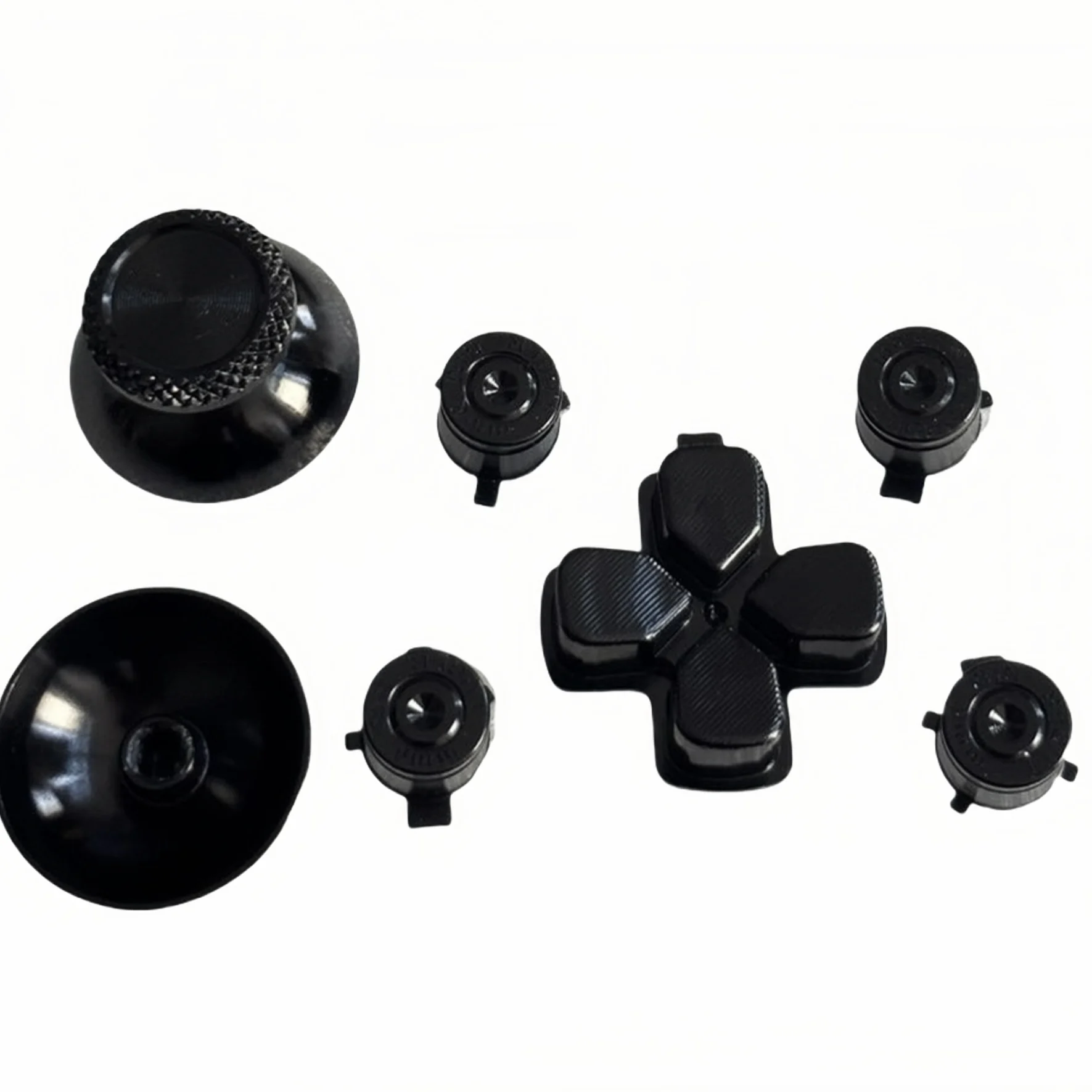 

Aluminum Analog Thumbsticks Metal Thumbsticks Dpad ABXY Buttons & Action Buttons & Direction Keys for ps5 Controller