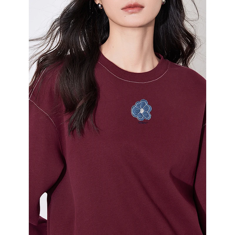 TOYOUTH Women Hoodies Sweatshirt 2025 Spring New Open Split Slim Waist White Short Pullover Tops