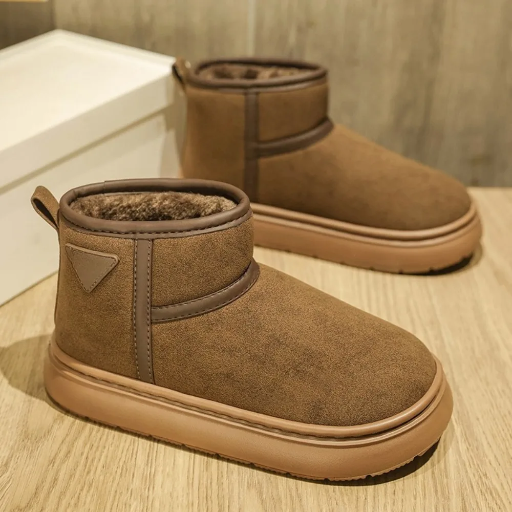 شعبية الرجال أحذية الثلوج الشتاء الرجال العصرية كل مباراة القطن حذاء دافئ حذاء بوت بطول الكاحل للرجال المضادة للانزلاق المخملية و رشاقته حذاء الثلوج