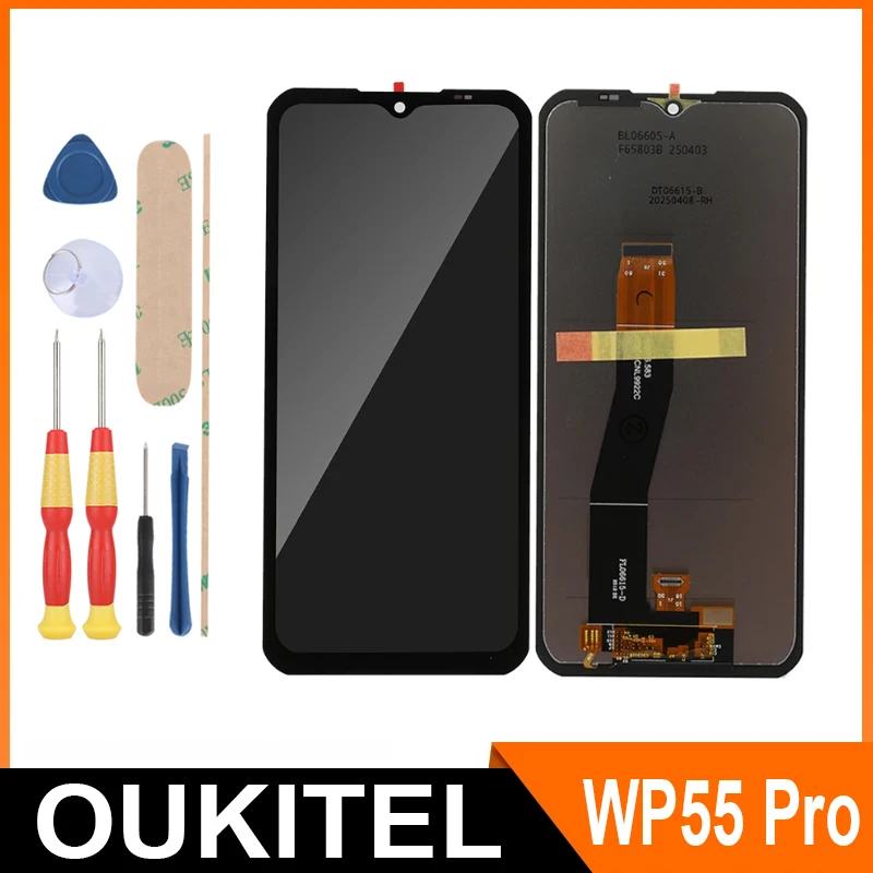 Dla OUKITEL WP35 Pro/WP39 Pro/WP55 Pro/WP55 Ultra/WP55 S/WP62 Pro/WP66 / 6.6' FHD+ wyświetlacz LCD + ekran dotykowy — zdjęcie produktu 3